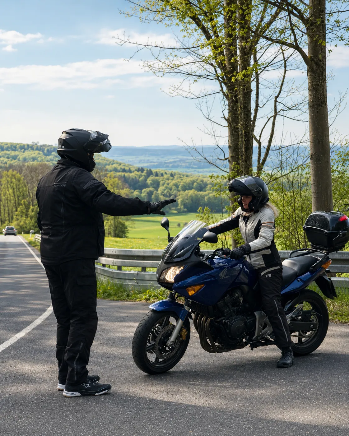 Motorrad-Coaching in Aktion